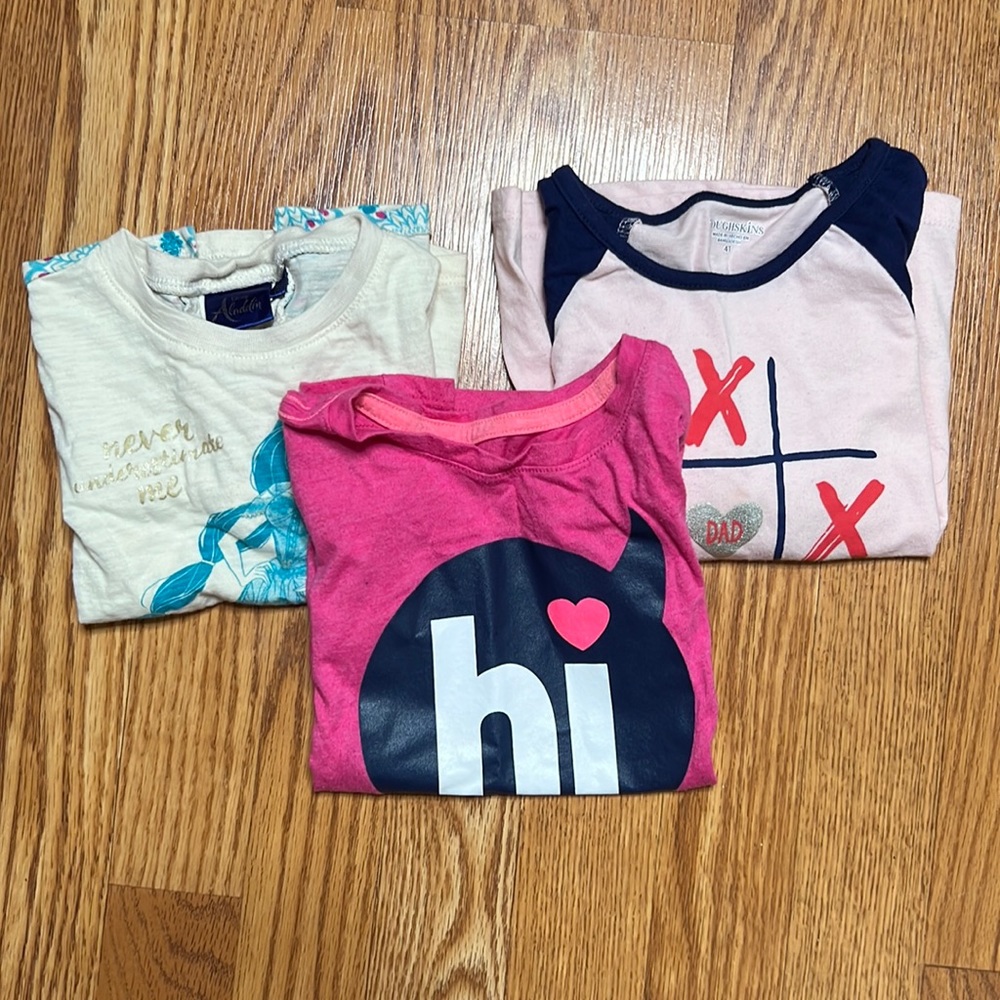 3 Short Sleeve 4T Shirts